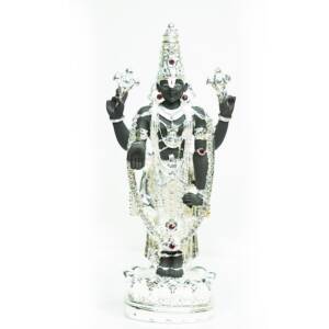 Tirupati balaji silver coated idol medium size